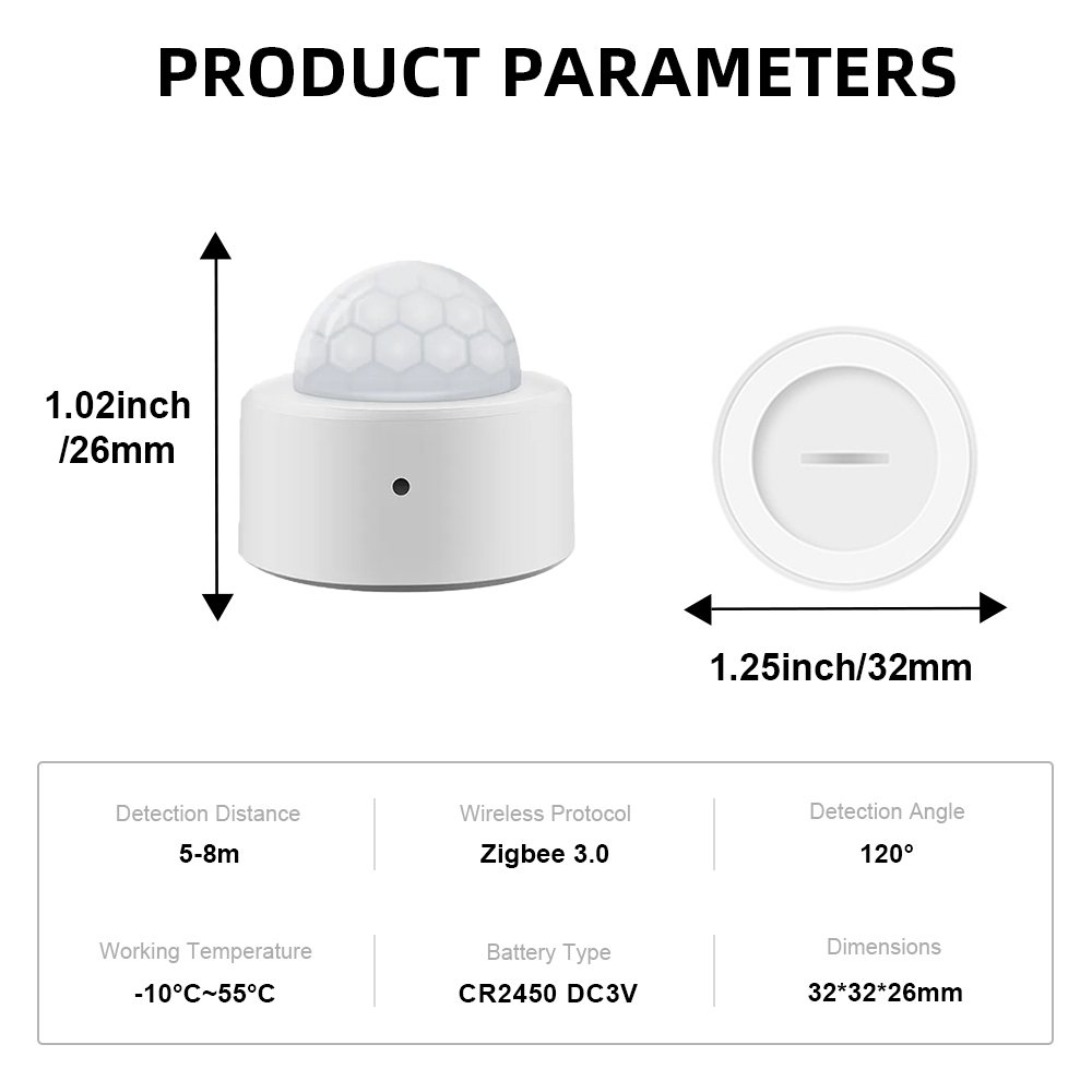 Tuya ZigBee Light Sensor Lumin - Smart Home Automation Kit recension och pris