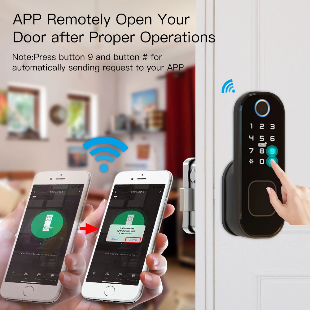 MOES WiFi Tuya Smart Lock Door - Smart Door Lock Wifi recension och pris