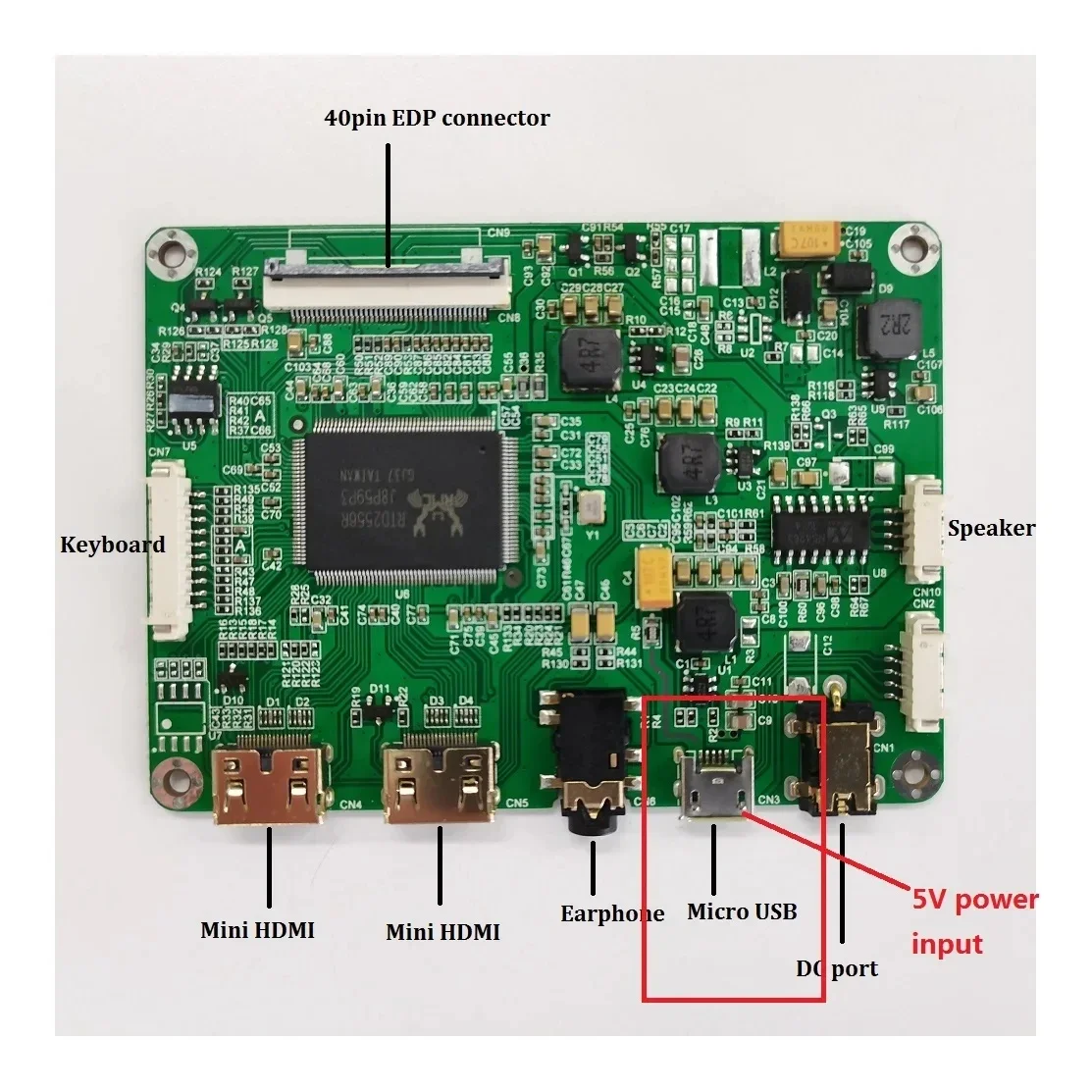 EDP Controller Board mini HDMI - Microcontroller Kit recension och pris