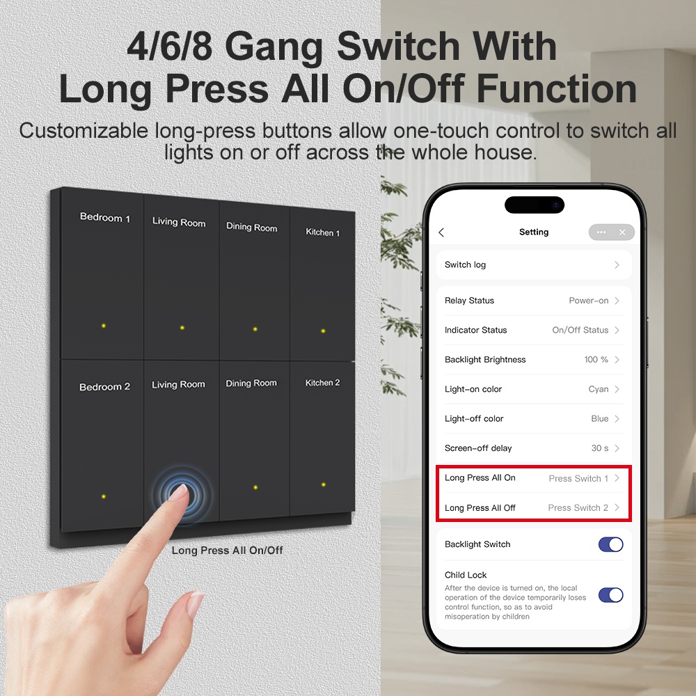 Manhot WIFI Smart DIY Name Swi - Smart Light Switch Wifi recension och pris
