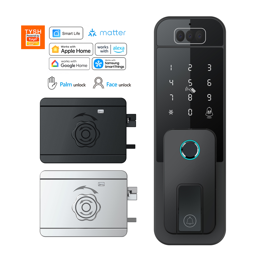 TYSH Matter Tuya Smart Rim Loc - Smart Door Lock Wifi recension och pris