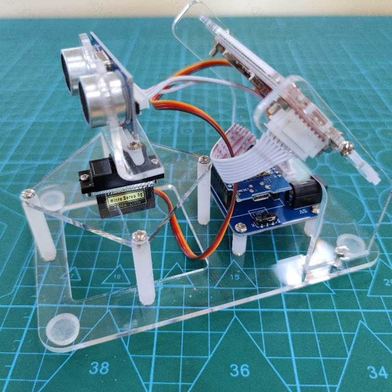 DIY Ultrasonic Radar Scanning  - Sensor Kit Arduino recension och pris