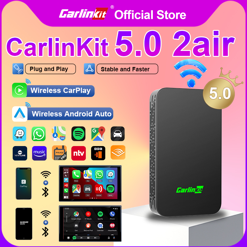 CarlinKit 5.0 Wired to Wireles - Wifi Smart Plug recension och pris