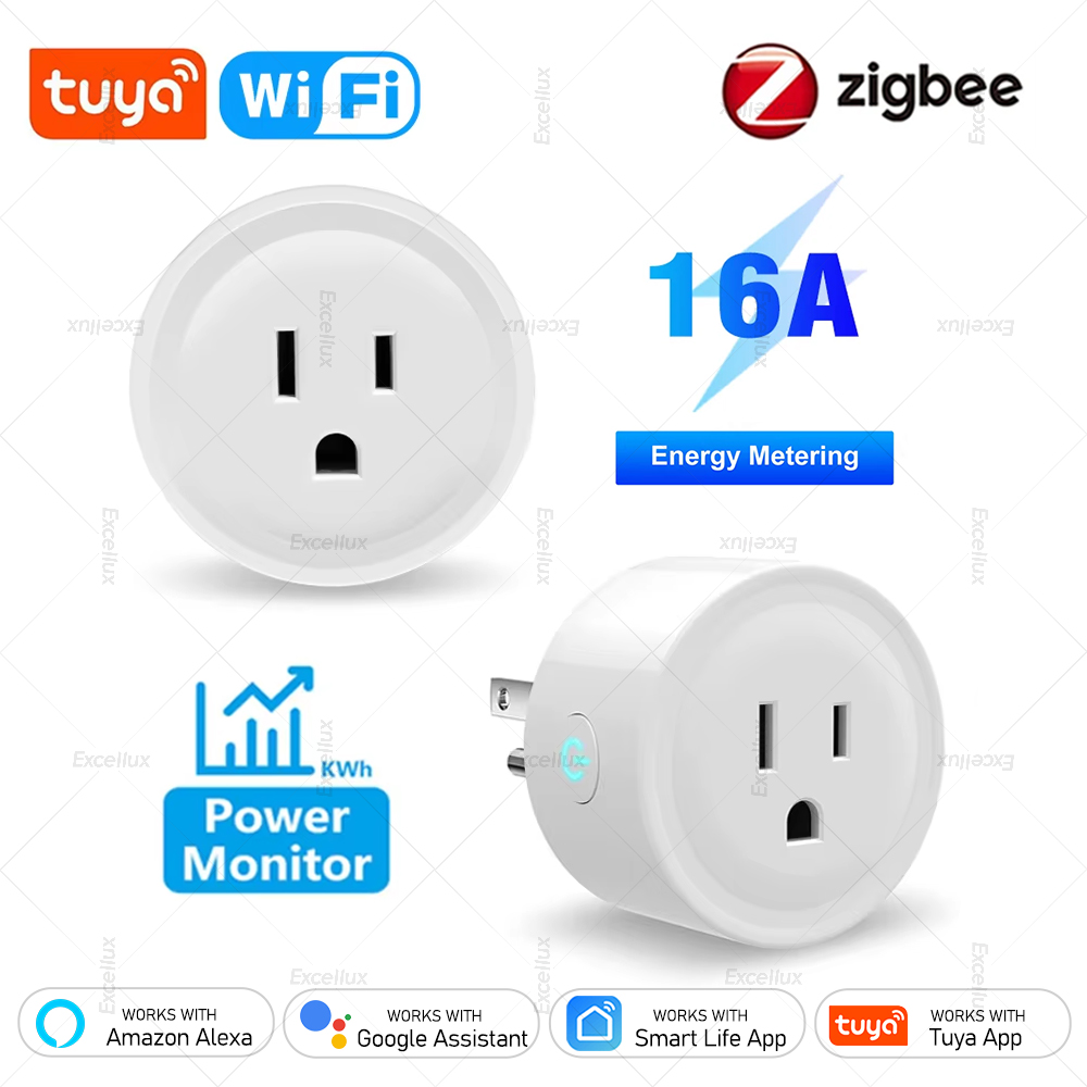 Tuya 16A Smart Plug Zigbee WiF - Wifi Smart Plug recension och pris