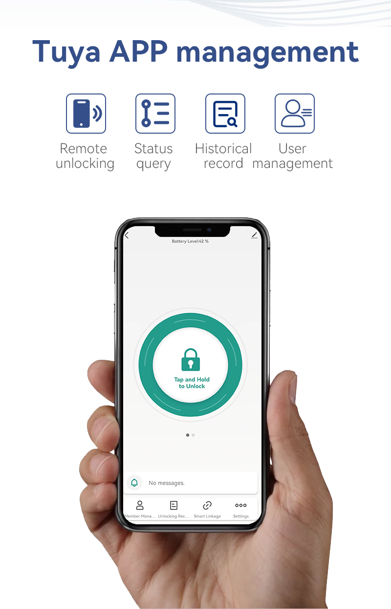 Slim Smart Lock Memory Card Wa - Smart Door Lock Wifi recension och pris