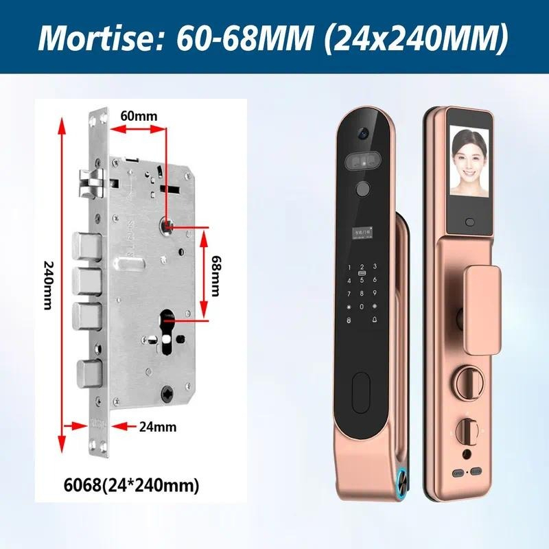 High quality 3D Face Lock Pass - Smart Door Lock Wifi recension och pris