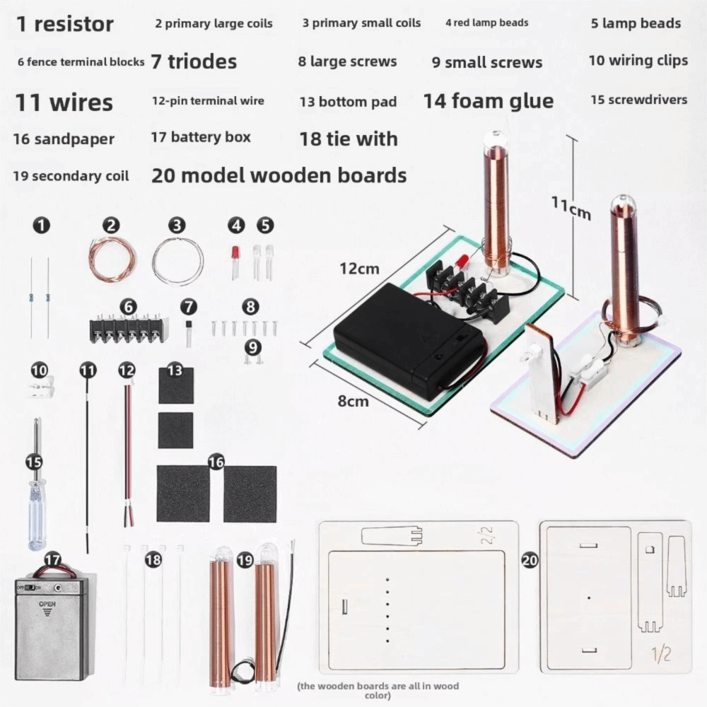 Wireless Power Transmission Mo - Electronics Project Kit recension och pris