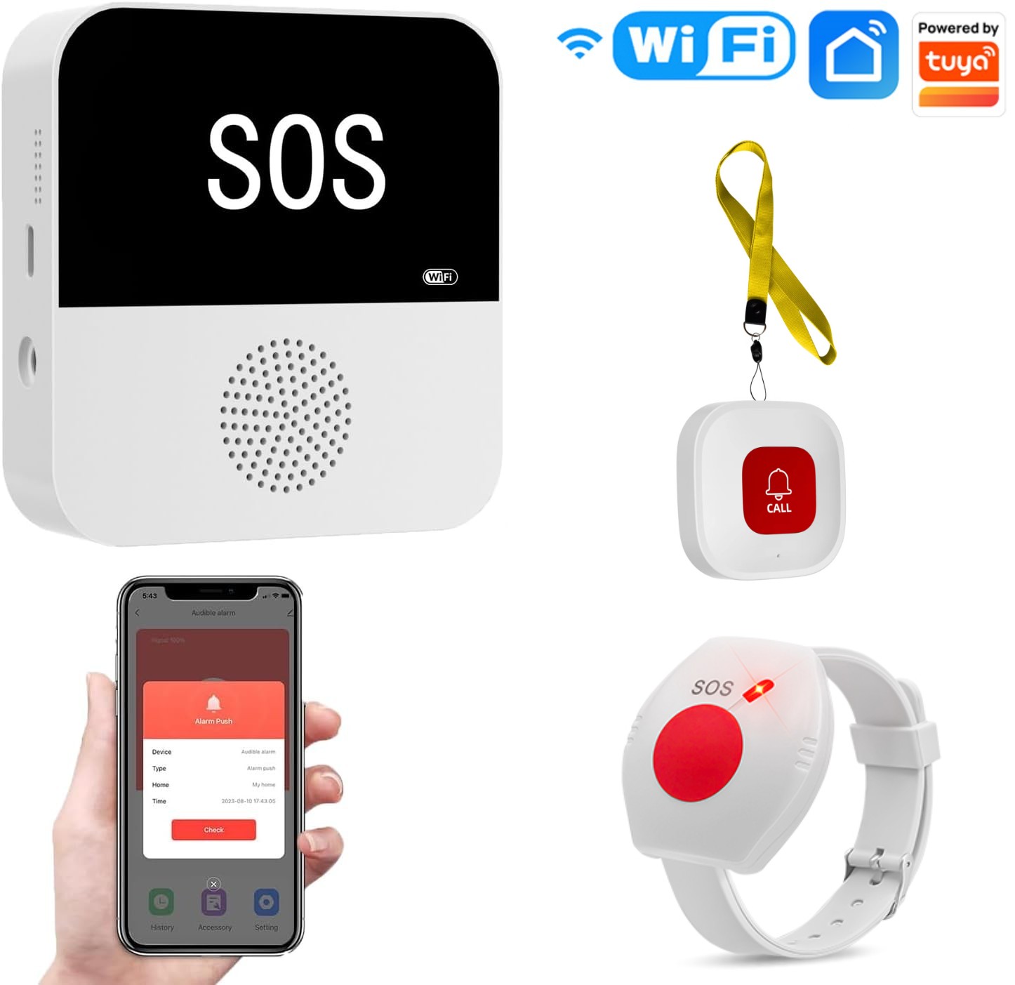 Wireless WiFi Elderly Caregive - Wifi Smart Plug recension och pris