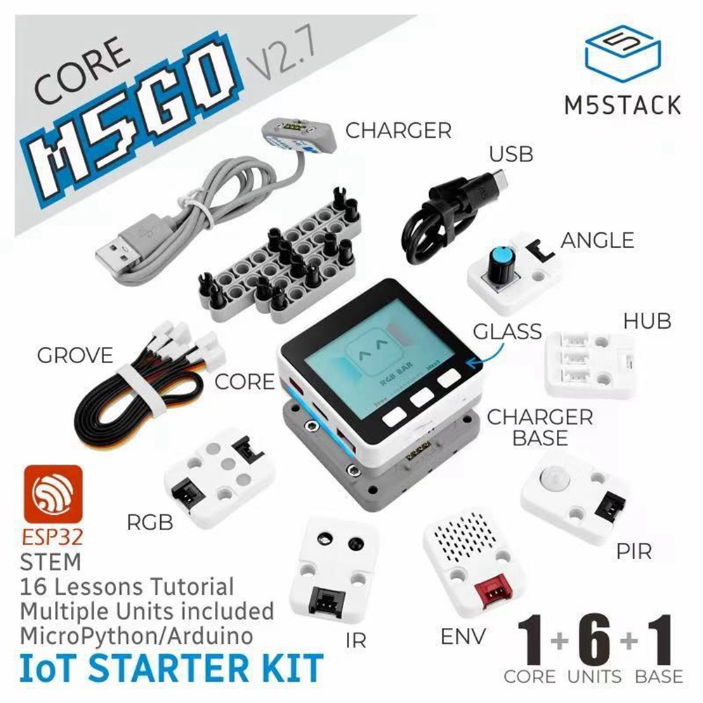 M5stack M5GO Iot Starter Kit M - Iot Kit Beginner recension och pris