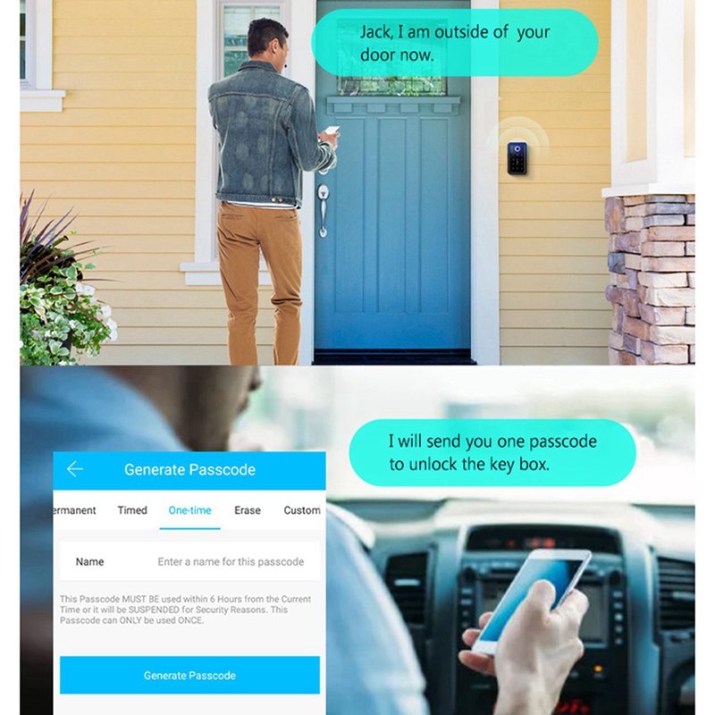 【Hot Cake】10X Smart Key Lock B - Smart Door Lock Wifi recension och pris