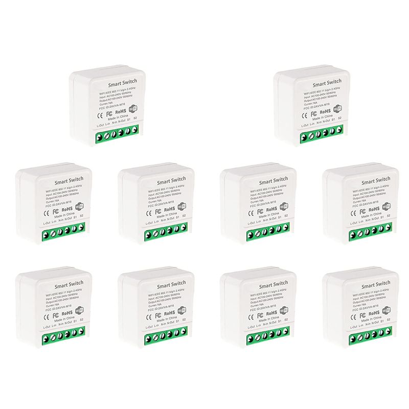 10X Mini Smart Wifi Relay Swit - Smart Light Switch Wifi recension och pris