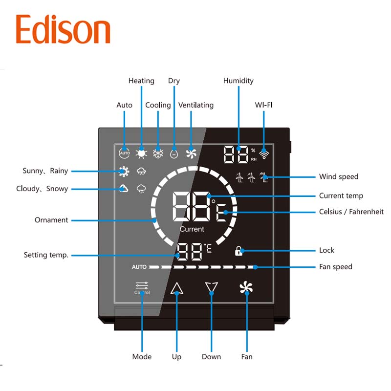 Flexible PVC Smart AC Controll - Wifi Thermostat recension och pris